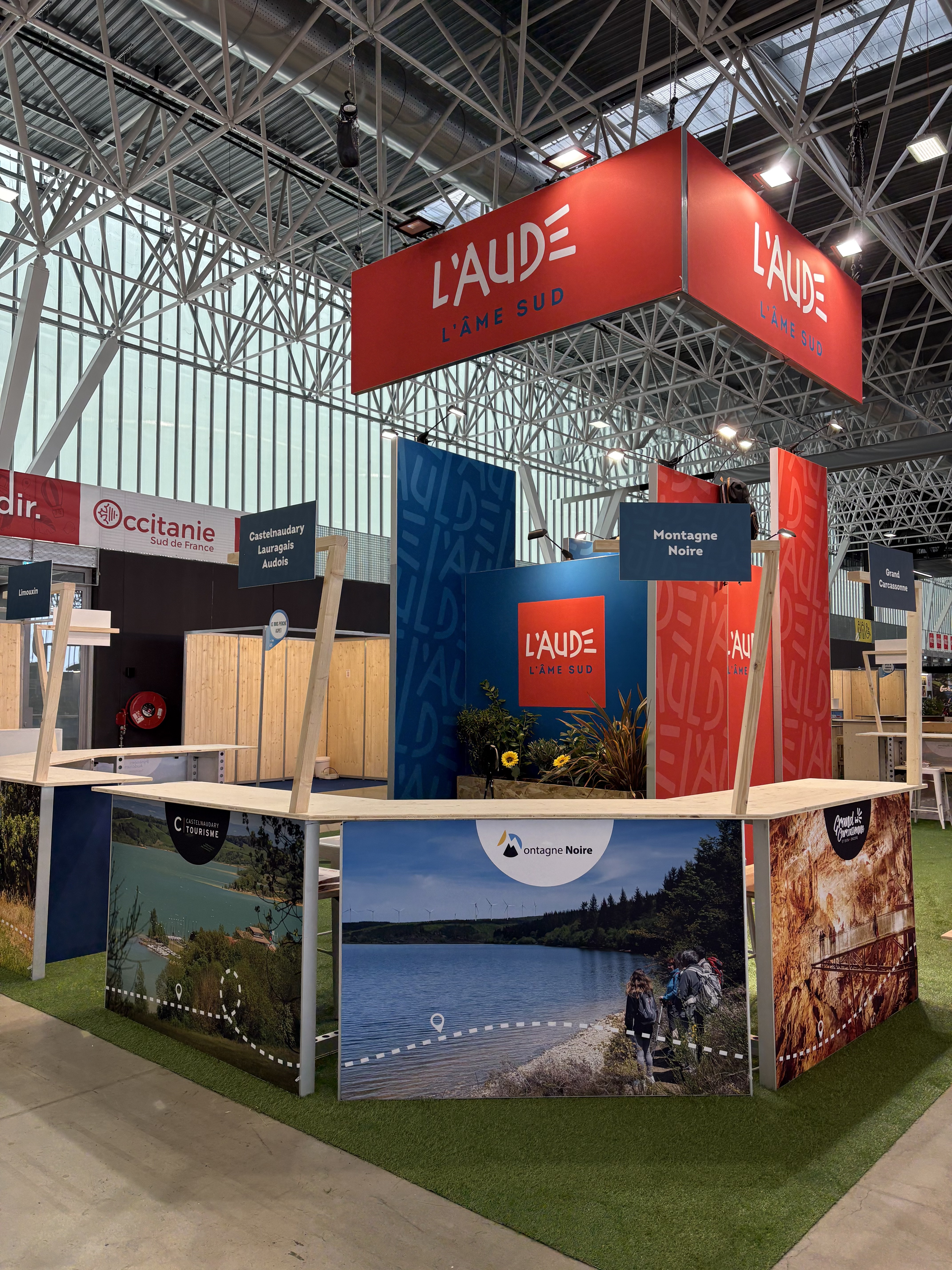 Stand du département de l'Aude au salon Occ'ygène à Toulouse en 2026