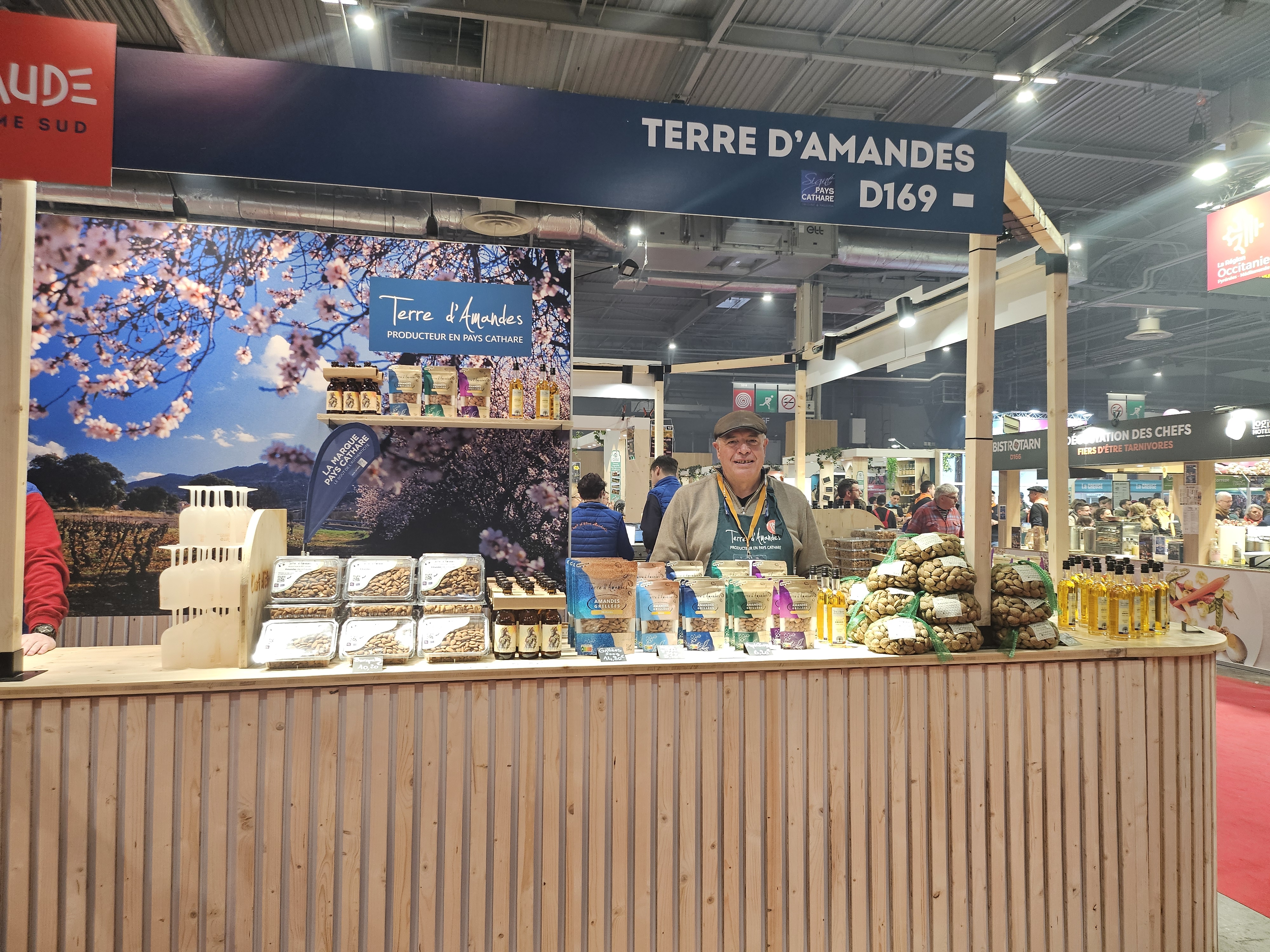 pôle producteur sur le stand de l'aude au salon de l'agriculture de Paris en 2025