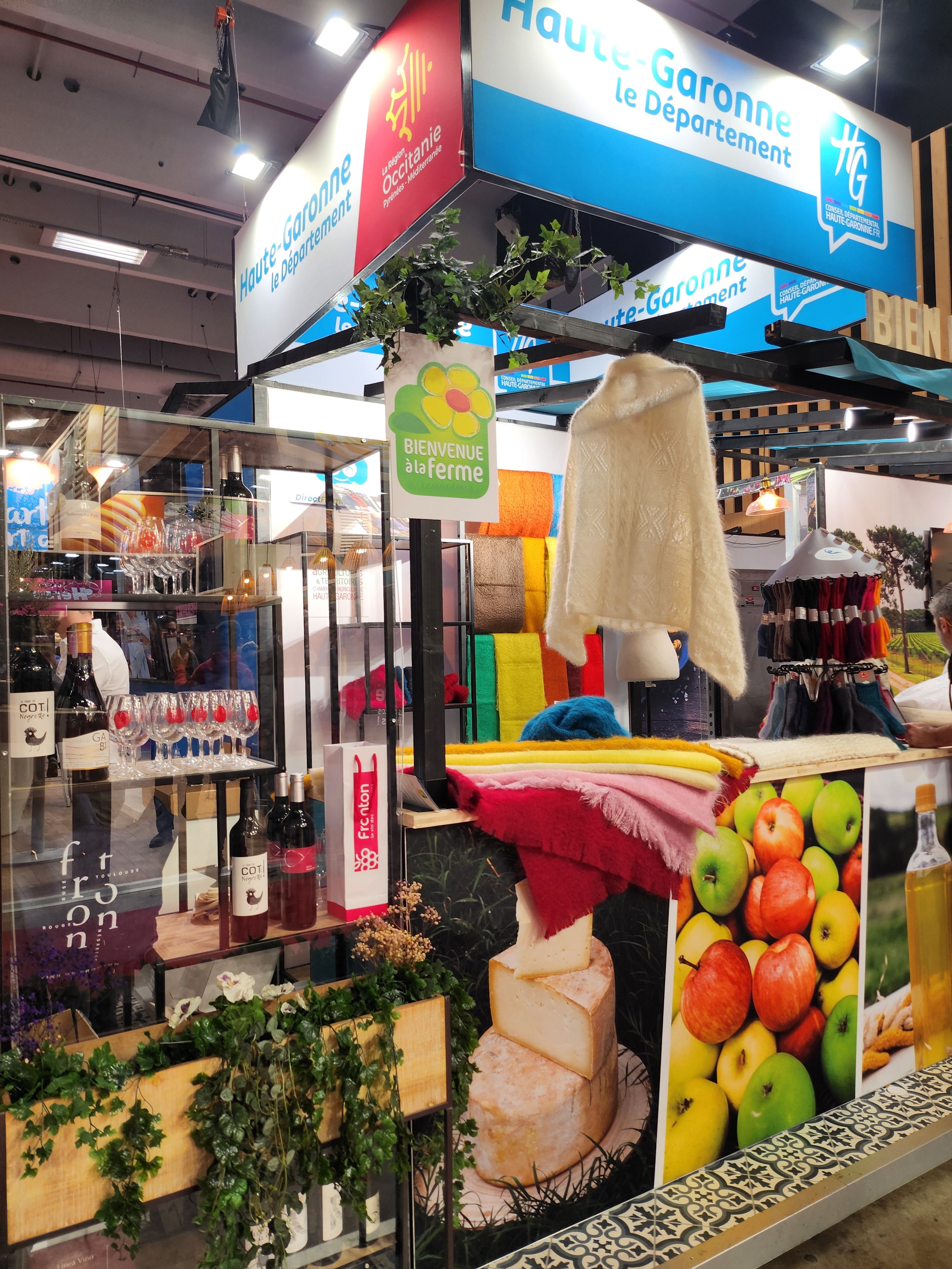 Stand du département de la Haute-Garonne au salon international de l'agrciulture à Paris en 2024