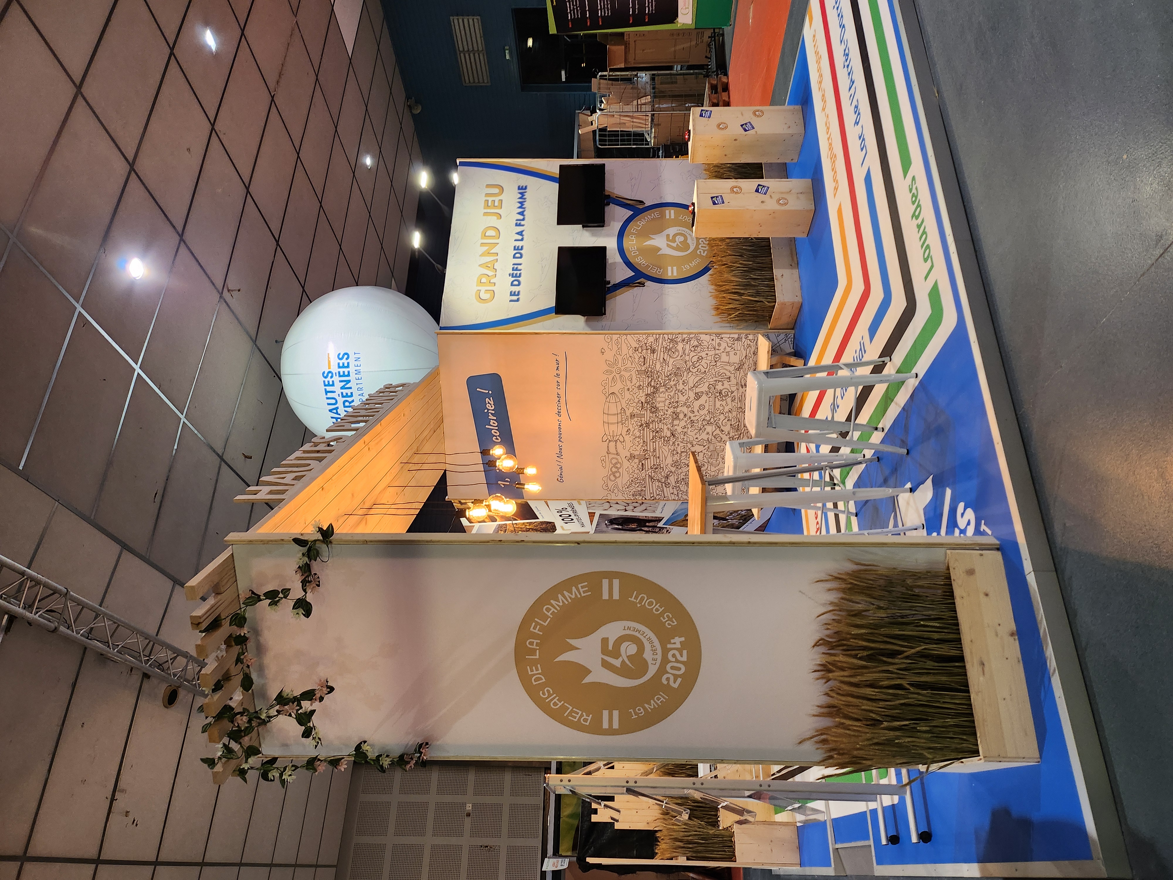 Stand du département des hautes-Pyrénées pour le Salon Agricole Régional de Tarbes.