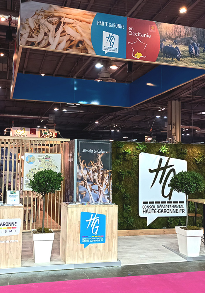 Stand du département 31 au salon de l'agriculture de Paris