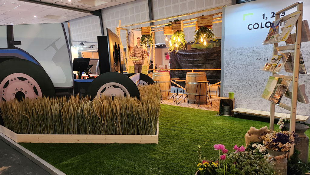 Stand du département 65 au salon de l'agriculture de Tarbes 2023